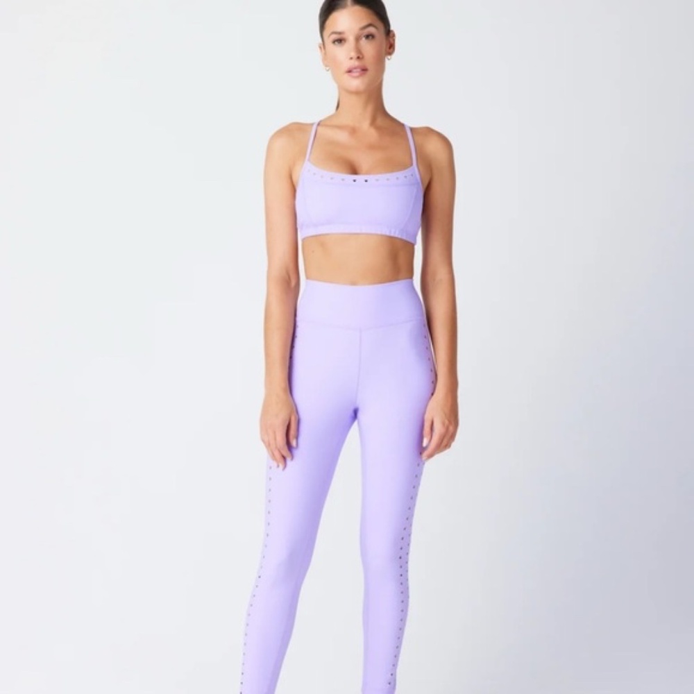 GIGI C Lilac Sports Bra